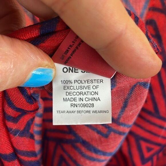 Boho Aztec Infinity Scarf - Picture 6 of 6